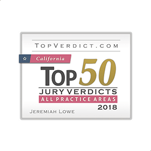 Top 50 Jury Verdicts - All Practice Areas 2018 - Jeremiah Lowe